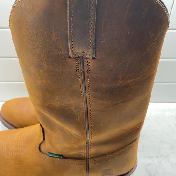 Men's DAN POST Albuquerque Waterproof Western Work Boots, SIZE 14EW - Picture 5 of 12